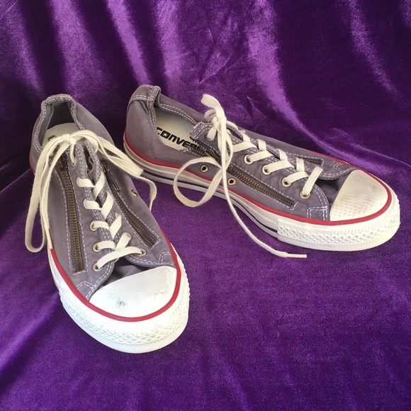 UNISEX Converse All Star Zippered Sneakers (Men’s’ 5,Ladies’ 7) - Picture 1 of 10